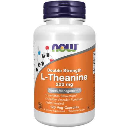 L-Theanine, Double Strength 200 mg Veg Capsules-Amino Acids-AlchePharma