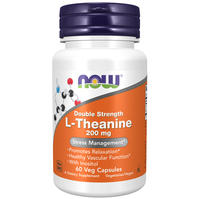 L-Theanine, Double Strength 200 mg Veg Capsules-Amino Acids-AlchePharma