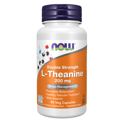 L-Theanine, Double Strength 200 mg Veg Capsules-Amino Acids-AlchePharma