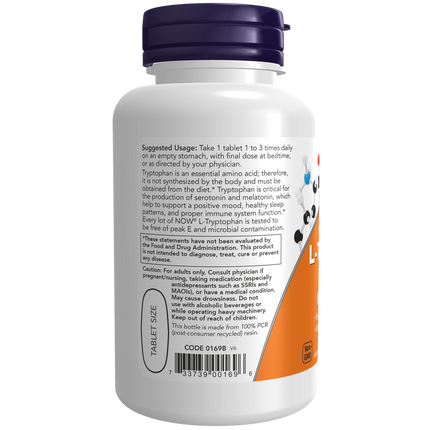 L-Tryptophan, Double Strength 1000 mg Tablets-Amino Acids-AlchePharma