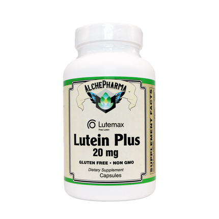 LUTEIN PLUS 20 MG ( crystalline free lutein ) w/ Zeaxanthin and Bilberry - Lutemax®-Vision-AlchePharma