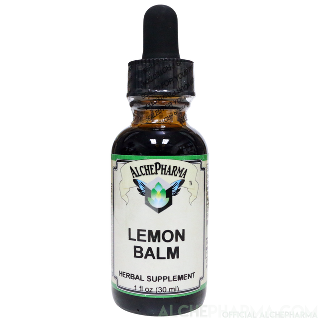 Lemon Balm Fresh Organic Tincture (Melissa officinalis) HSR 1:2 Parve k-1604-Herb Tincture-AlchePharma