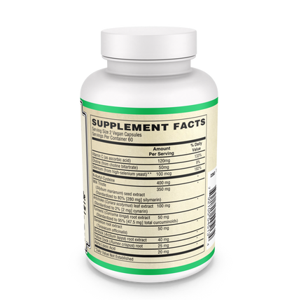 Liver Support & Detox with NAC and Milk Thistle (VEGAN)-Liver Support-AlchePharma