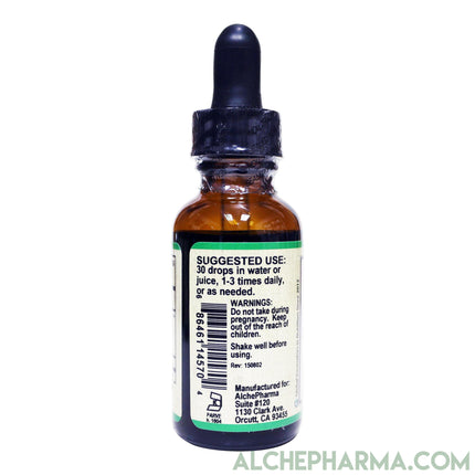 Lobelia Tincture ( Organic Fresh Lobelia Herb ) Herb Weight Equivalence 500 per 1 ml-Herb-AlchePharma