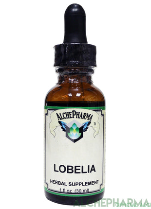 Lobelia Tincture ( Organic Fresh Lobelia Herb ) Herb Weight Equivalence 500 per 1 ml-Herb-AlchePharma