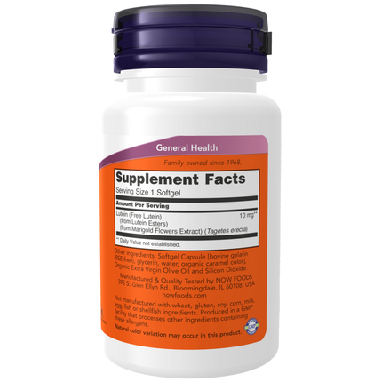 Lutein 10 mg Softgels-Antioxidants-AlchePharma