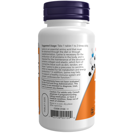 LYSINE 500mg 100 TABS-Amino Acids-AlchePharma