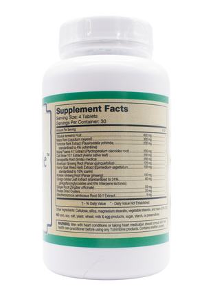 MAXIMUM MALE™ -Vital Energy Support for Men with ( Pausinystalia yohimba, standardized to 4% yohimbine ) Tablets-Male Libido-AlchePharma