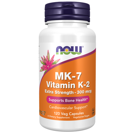 MK-7 Vitamin K-2, Extra Strength 300 mcg Veg Capsules-Vitamins-AlchePharma