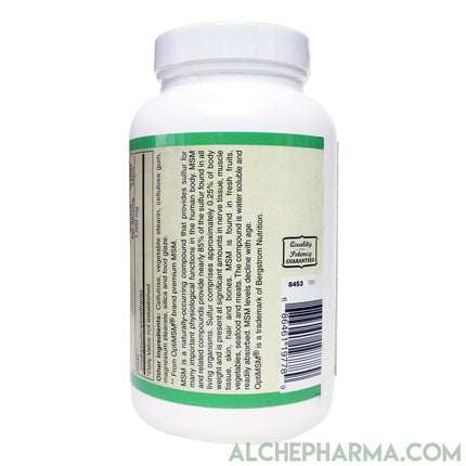 MSM 1000 mg Tablets ( OptiMSM® U.S.A.-made methylsulfonylmethane )-MSM-AlchePharma
