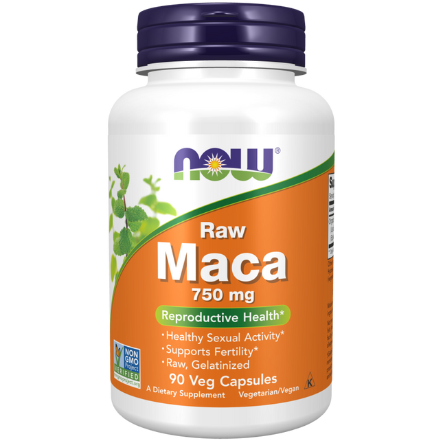 Maca 750 mg Raw Veg Capsules-Herbs-AlchePharma