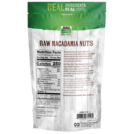 Macadamia Nuts, Raw & Unsalted-Natural Foods-AlchePharma