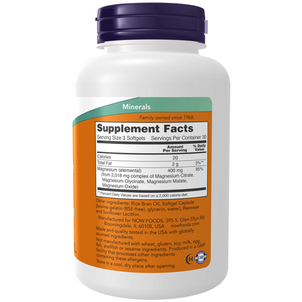 Magnesium Citrate Softgels-Minerals-AlchePharma