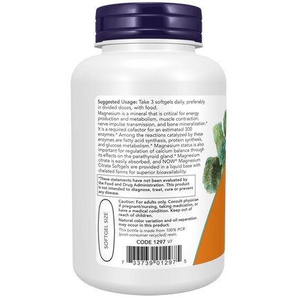 Magnesium Citrate Softgels-Minerals-AlchePharma