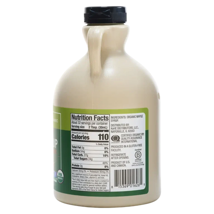 Maple Syrup 32 Fl. Oz. (Grade A & Organic)-Grocery-AlchePharma