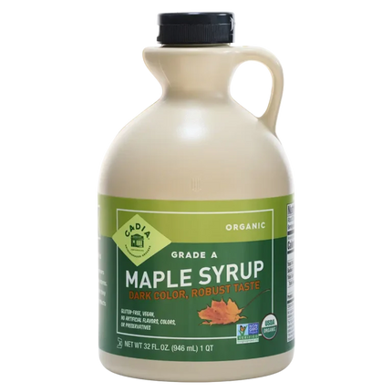 Maple Syrup 32 Fl. Oz. (Grade A & Organic)-Grocery-AlchePharma