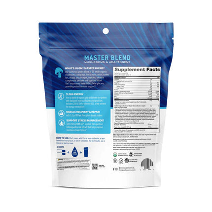 Master Blend Plant Protein + Mushrooms & Adaptogens - 16 Servings (Organic)-Protein Powders-AlchePharma