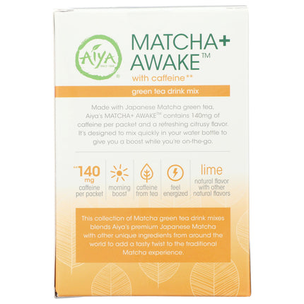 Matcha+ Awake - With Caffeine (Lime Flavored)-tea-AlchePharma