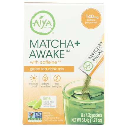 Matcha+ Awake - With Caffeine (Lime Flavored)-tea-AlchePharma