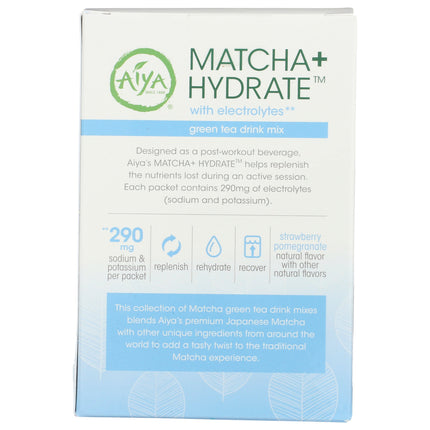 Matcha+ Hydrate - with Electrolytes (Strawberry Pomegranate Flavor)-tea-AlchePharma