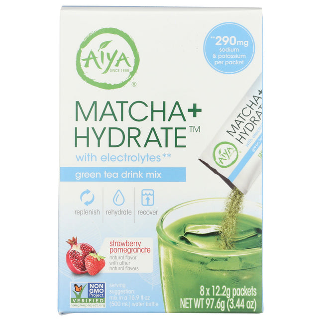 Matcha+ Hydrate - with Electrolytes (Strawberry Pomegranate Flavor)-tea-AlchePharma