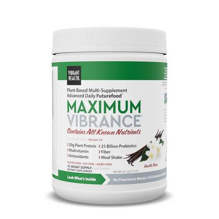 Maximum Vibrance All-In-One Supplement Protein Powder (Vanilla)-Protein Powders-AlchePharma