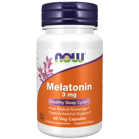 Melatonin 3 mg Veg Capsules-Sleep-AlchePharma
