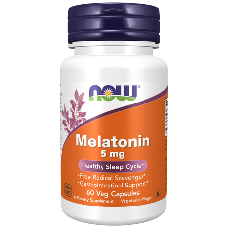 Melatonin 5 mg Veg Capsules-Melatonin-AlchePharma
