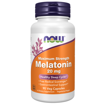 Melatonin, Maximum Strength 20 mg Veg Capsules-Melatonin-AlchePharma