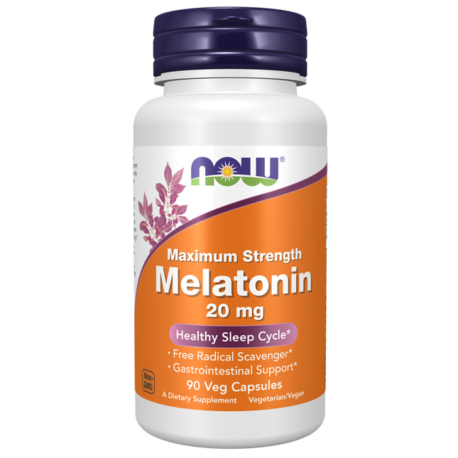 Melatonin, Maximum Strength 20 mg Veg Capsules-Melatonin-AlchePharma