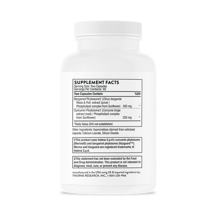 Metabolic Health 120 Capsules (With Bergamot & Turmeric)-Weight Maintenance-AlchePharma