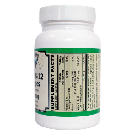Methyl B-12, 3,000mcg Lozenges-AlchePharma