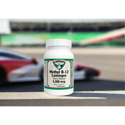 Methyl B-12, 3,000mcg Lozenges-AlchePharma