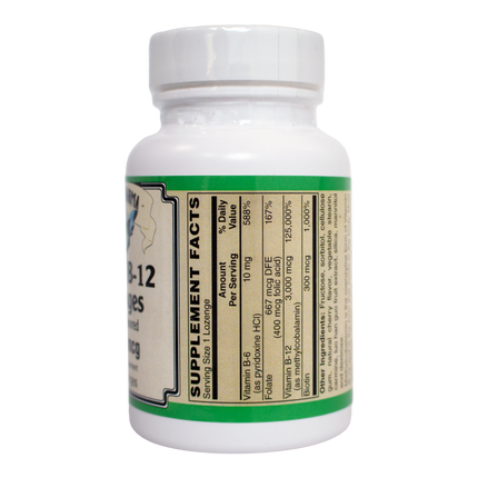 Methyl B-12, 3,000mcg Lozenges-AlchePharma
