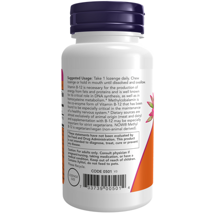 Methyl B-12, Extra Strength 10,000 mcg Lozenges-Vitamins-AlchePharma