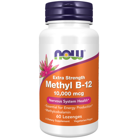Methyl B-12, Extra Strength 10,000 mcg Lozenges-Vitamins-AlchePharma