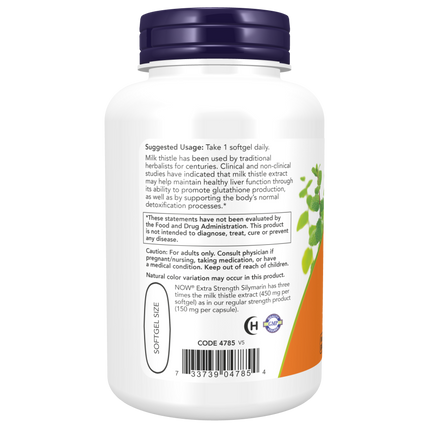 Milk Thistle Extract, Extra Strength 450 mg Softgels-Herbs-AlchePharma