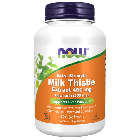 Milk Thistle Extract, Extra Strength 450 mg Softgels-Herbs-AlchePharma