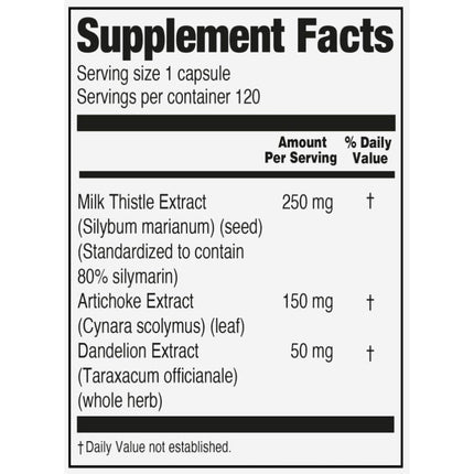 Milk Thistle Plus (with Dandelion & Artichoke)-AlchePharma