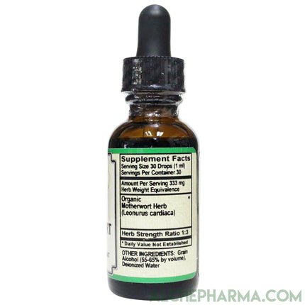 Motherwort Tincture with Organic Motherwort 1:3 Herb Strenth-Herb-AlchePharma