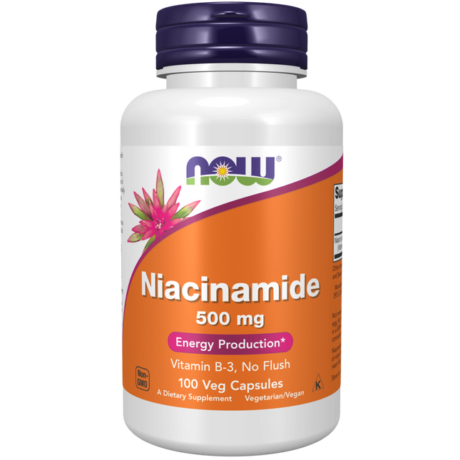 Niacinamide (B-3) 500 mg Veg Capsules-Vitamins-AlchePharma