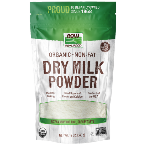 Non-Fat Dry Milk Powder 12 Oz., Organic-Natural Foods-AlchePharma