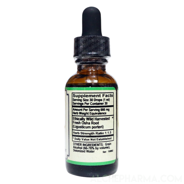 OSHA Root Tincture ( Ligusticum porteri ) HSR 1:1.5 Parve K-1604-Herbal Tincture-AlchePharma