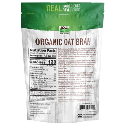 Oat Bran, Organic-Natural Foods-AlchePharma