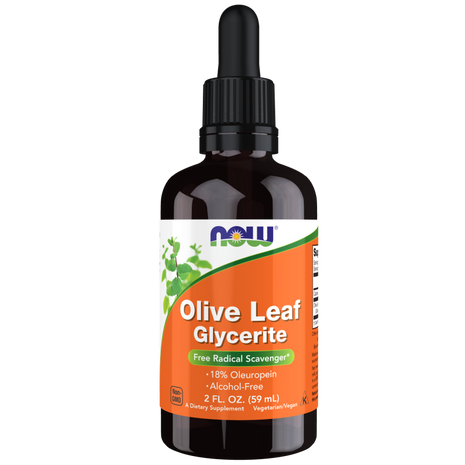 Olive Leaf Glycerite 18% Liquid-Herbs-AlchePharma