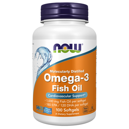 Omega-3 Fish Oil, Molecularly Distilled Softgels-Nutritional Oils-AlchePharma