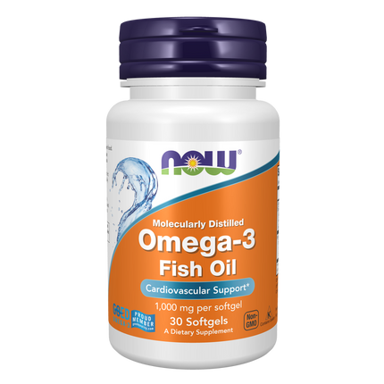 Omega-3 Fish Oil, Molecularly Distilled Softgels-Nutritional Oils-AlchePharma