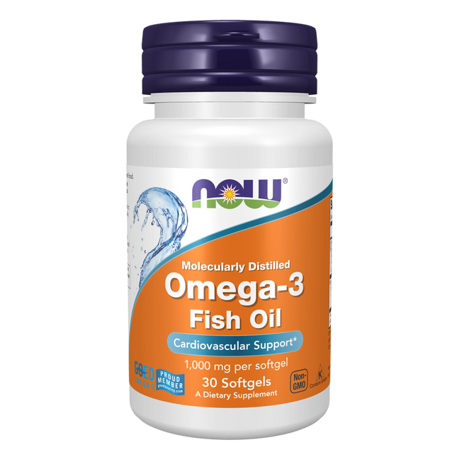 Omega-3 Fish Oil, Molecularly Distilled Softgels-Nutritional Oils-AlchePharma