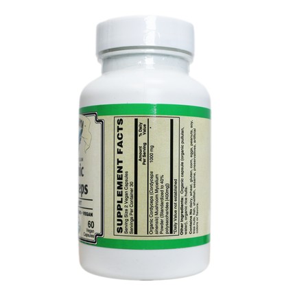 Organic Cordyceps Mycelium (Standardized 40% Polysaccharides)-Mushrooms-AlchePharma