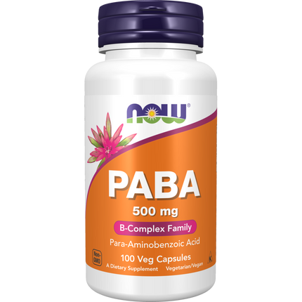 PABA 500 mg Veg Capsules-Vitamins-AlchePharma